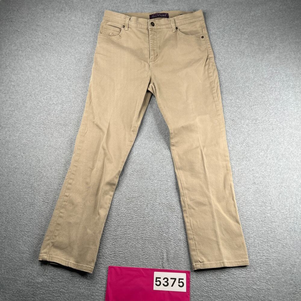 Gloria Vanderbilt Jeans Womens Size 12P Beige Amanda Casual